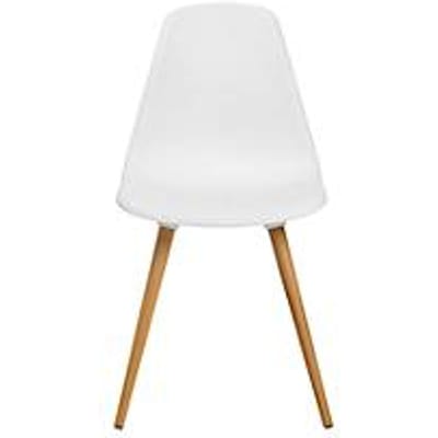 Topstar® T 2020 kuipstoel, 4-poot, desinfectiebestendig, zonder armleuningen, wit/beuken