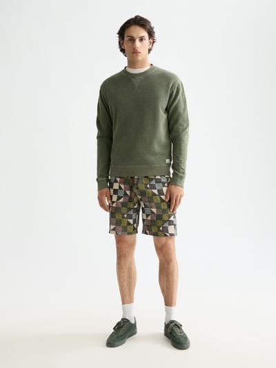 Scotch & Soda G/d Structured Sweatshirt Thyme Maat: S | Sweaters Outlet | Heren | Groen