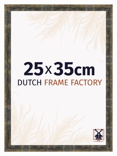 Fotolijst 25x35 cm - MDF - Blauw Goud Gemeleerd - Praag