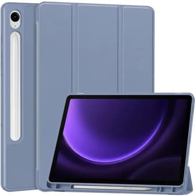 EtuiTab SmartPencil Serie - Tablethoes - Grijs - Voor Samsung Galaxy Tab S9 FE