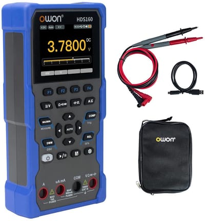 2-in-1 Functiegenerator en Digitale Multimeter | 1 MHz Bandbreedte | 2.8 Inch IPS Kleurenscherm