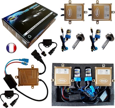 Krachtige H7 Xenon Lampenset 8000K 55W Canbus Foutvrij met Metalen Voet
