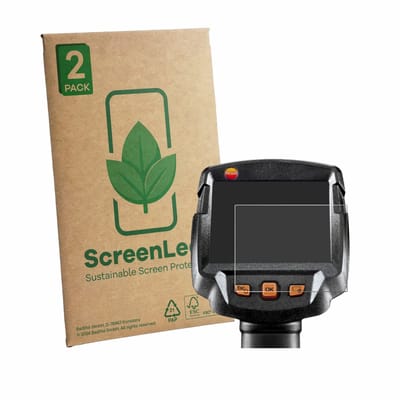 2 Stuks Screenprotector voor Testo 872s - Hoogwaardige Beschermfolie transparant
