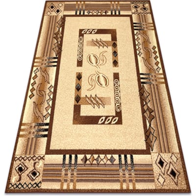 Kleden Rugsx Tapijt BCF Morad JAŚ Klassiek - beige 60x110 cm
