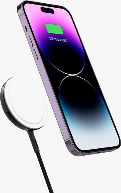 Spigen ArcField MagFit - 15W Magnetische Draadloze Oplader - Compatibel met MagSafe - Wireless Charger - Made For MagSafe Gecertificeerd - met Kickstand - Zwart