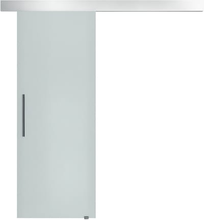 HOMCOM Glazen schuifdeur schuifdeur deur kamerdeur glas handgreep gesatineerd 2050 x 900 x 8 mm E7-0001