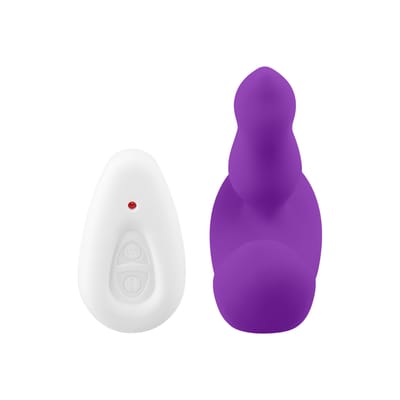 2-motorige siliconen Rabbit met afstandsbe diening, 13 cm
