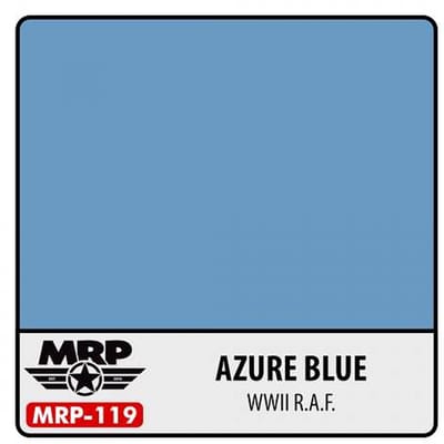Mr. Paint MRP-119 - WWII RAF - Azure Blue – 30 ml verf voor Airbrush & Detailwerk