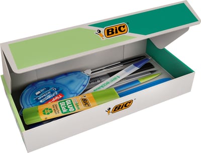 BIC Eco-Friendly Schrijfwarenset Home and Office Set van 9 stuks