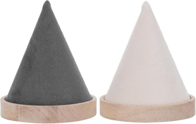 Armband Displaystandaard - Sieradenhouder Rek - Overzichtelijke Presentatie - Kegelvormig Ontwerp - 10x8.5x8.5cm - Beige