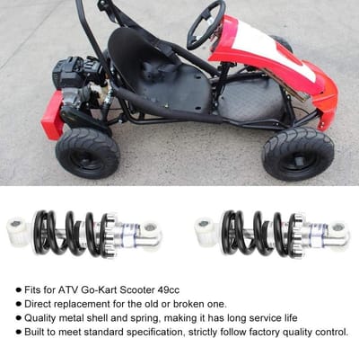 125mm Achter Schokdemper Set voor ATV en Go-Kart - 2 Stuks - Stootdempers voor Scooter met 750LBS Capaciteit