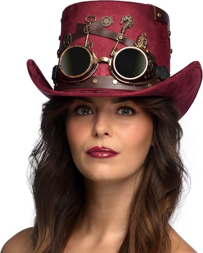 Boland - Hoed Keypunk - 57-60 - Volwassenen - Unisex - Steampunk - Sciencefiction