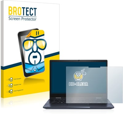 BROTECT - Screenprotector voor ASUS ExpertBook B3 Flip B3402 - Folie Beschermfolie transparant