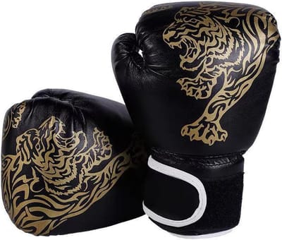Boxhandschoenen voor Kinderen, Zwarte Handschoenen voor 6-12 Jaar, Ideaal voor Spelletjes en Sportactiviteiten