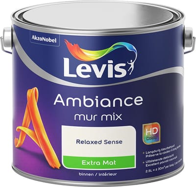 Levis - Ambiance Mur Extra Mat Mix - Relaxed Sense - Mengverf - 2,5 L