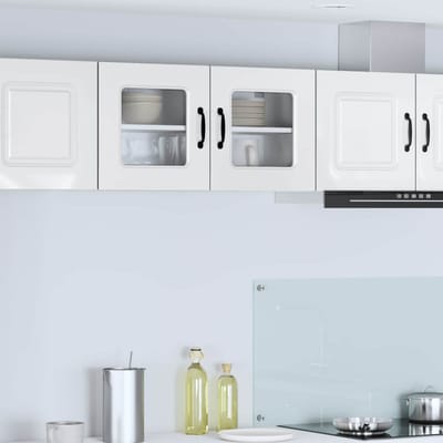 vidaXL - Vaatwasserpaneel - Kalmar - Hoogglans - wit - 80 - x - 31 - x - 40 - cm
