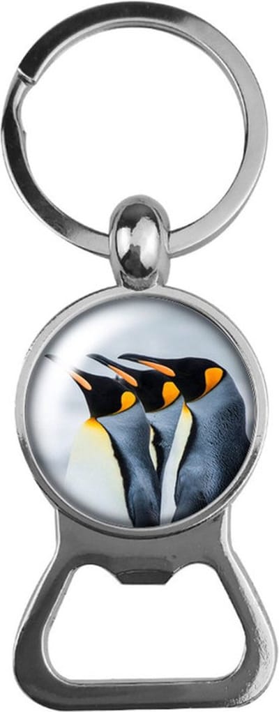 Bieropener Glas - Pinguins