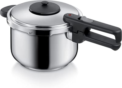 Snelkookpan - Drukpan - Snel Koken - Inductie Geschikt - 4 Liter - Staal