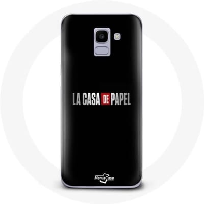 Hoesje voor Samsung Galaxy J6 2018 La casa de papel-logo