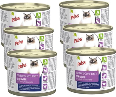 Prins NatureCare Cat Diet Struvite&calciumoxalate 6x0,2kg
