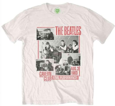 The Beatles - Final Performance Heren T-shirt - L - Wit