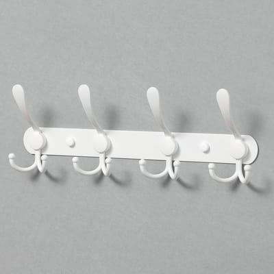 Roestvrij Stalen Wandkapstok met 4/5/6 Haken - Ruimtebesparende Kledinghaken voor Badkamer en Hal