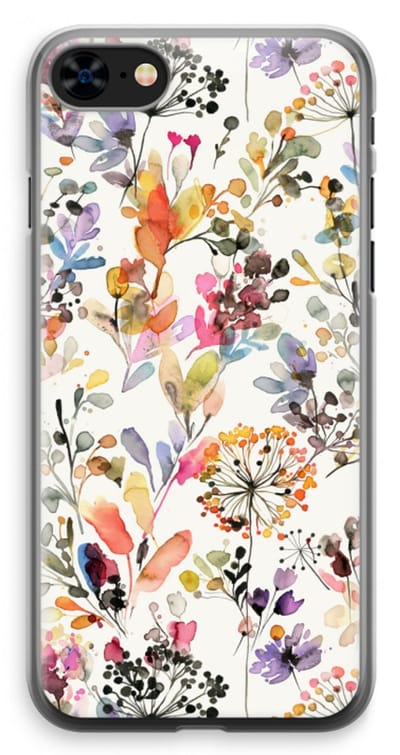 Case Company® - Hoesje geschikt voor iPhone 8 hoesje - Wilde grassen - Soft Cover Telefoonhoesje - Bescherming aan alle Kanten en Schermrand