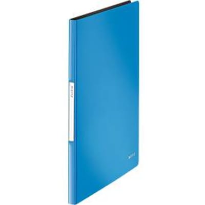 LEITZ presentatiemap Solid, voor A4-formaat, 20 hoesjes, lichtblauw