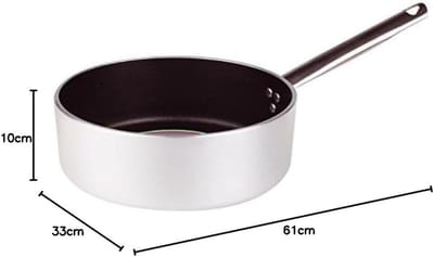 Aluminium Anti-aanbak Professional Braadpan 32 cm met Één Handvat