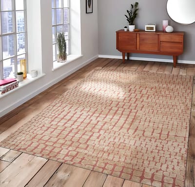 Vloerkleed Atmore Beige/Roest 160x230cm - Giga Living