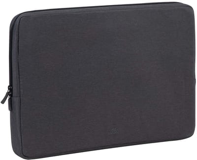 Rivacase 7707 Suzuka - Eco Laptop Sleeve 17.3 inch - Waterbestendig - Recycled Materiaal - Zwart