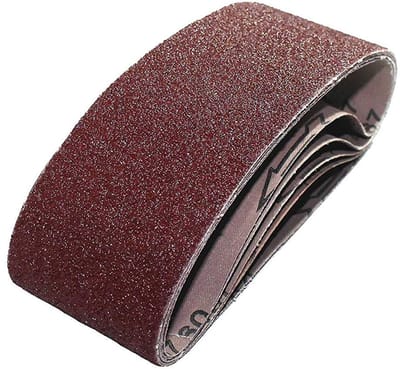 Dailygoods- Schuurbanden K 80 - 75 x 533 mm - 10 stuks - Bandschuurmachine - Schuurpapier - Hoge kwaliteit