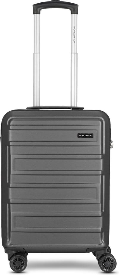 Worldpack New York 2.0 4 wielen Cabinewagen S 55 cm - Harde bagage - Combinatieslot - black-metallic