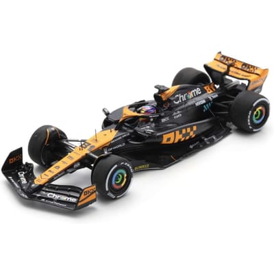 Spark McLaren F1 Team MCL60 2023 F1 Japanse Grand Prix 3e Plaats Piastri Voltooid Model 1/43 #81 O. black