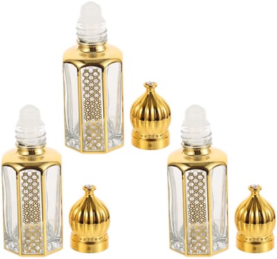 Inovra- Roll-on Flesjes Leeg - 3 Stuks - Glazen Roller - Parfumhouder - Etherische Oliën - Duurzaam Glas - Schokbestendig - Parfumfles