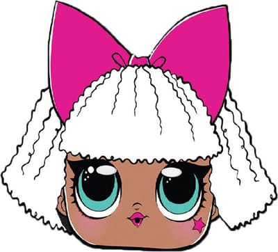 RUBIES FRANCE - Kartonnen Diva LOL Surprise masker