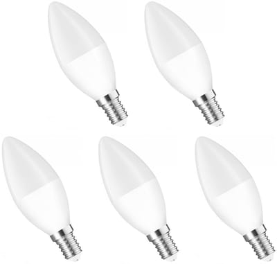 Spectrum Smart LED Lamp E14 4.9W - 230V - 520 Lumen - 2700-6000K - Bluetooth Compatibel - 5 stuks