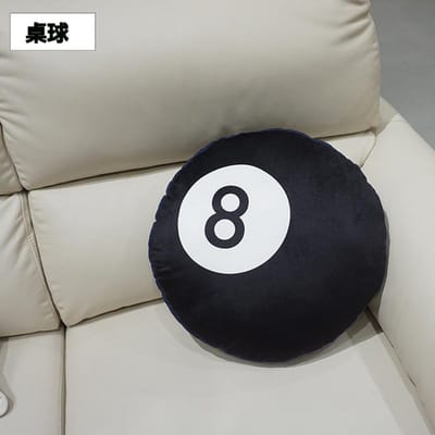 38x38cm Sportbal Pluche Kussen Gevuld Rond Zitkussen Rugby Tennis Volleybal Dartbord Bank Stoel Woondecoratie Cadeau voor Mannen