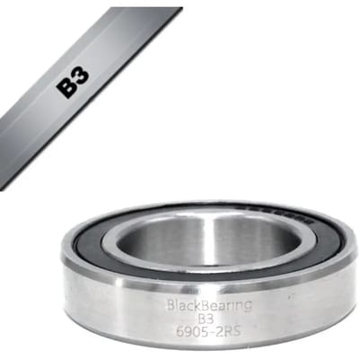 Lager Black Bearing B3 - 6905-2RS - 25 x 42 x 9 mm
