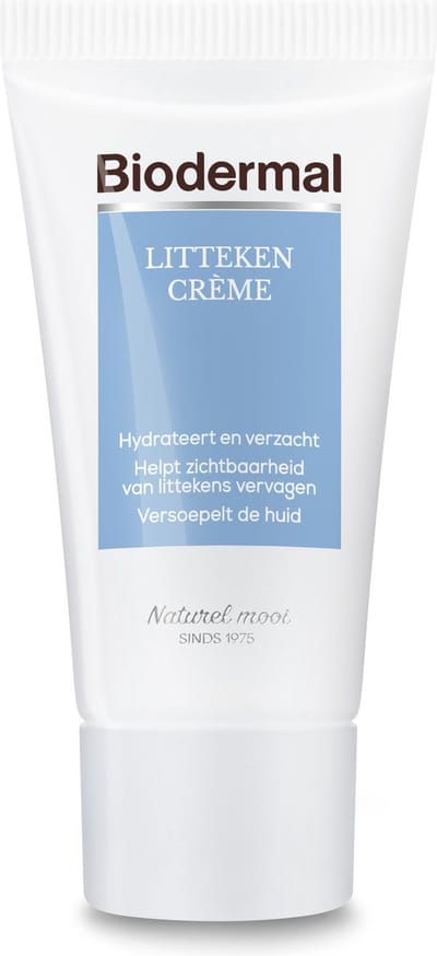 Biodermal Littekencrème, 25 ml - Hydrateert en verzacht, Helpt zichtbaarheid van littekens vervagen, Versoepelt de huid