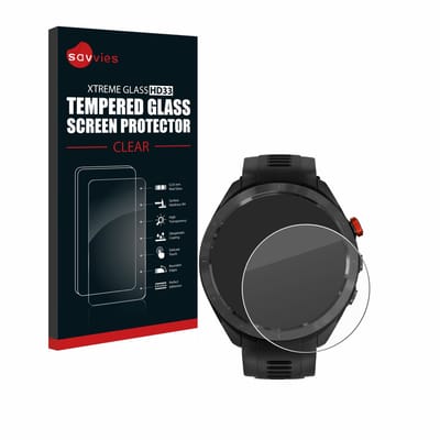 Savvies - Glas Screenprotector voor Garmin Approach S70 (47 mm) - Gehard Beschermglas 9H