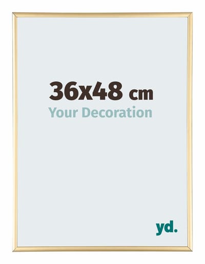Your Decoration - Puzzellijst 36x48 cm - Goud - Puzzellijst 500-1000 stukjes - Aluminium Fotolijst - Kent