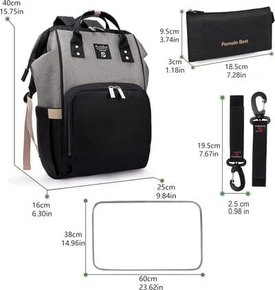 Babycommode Rugzak Luiertas Rugzak - diaper bag backpack, large capacity diaper bag