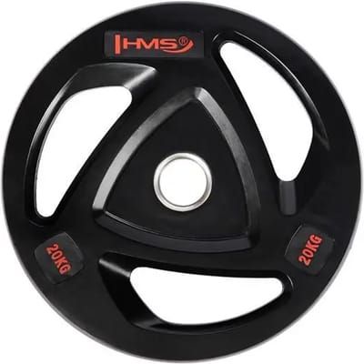 Talerz olimpijski ogumowany 20 kg HMS TOX20