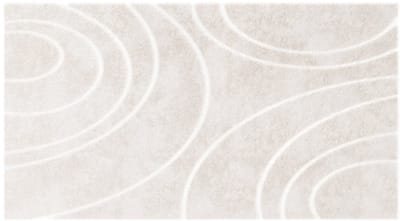Vente-unique Tapijt met bonteffect in reliëf met cirkelvormige motieven - 120 x 160 cm - Beige - PAOLISI