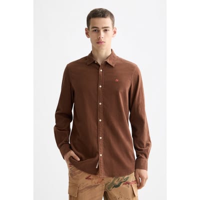 Scotch & Soda Regular-fit Corduroy Shirt Soft Silt Taglia: XXL | Camicie Casual Outlet | Uomo