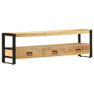 vidaXL - Tv-meubel - 150x30x45 - cm - massief - mangohout