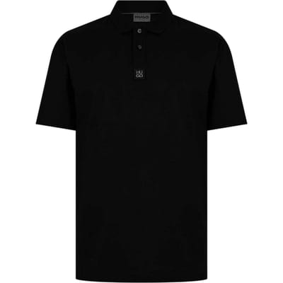 Hugo Mannen Deabono Logo Polo Shirt (Zwart)