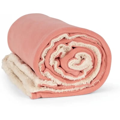 K-up Plaid van sherpa KP431 - Praline Rose - One size