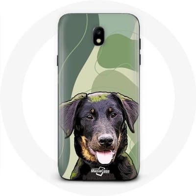 Coque - Samsung - Galaxy J3 2017 - Noir - Beauceron - Souple noir
